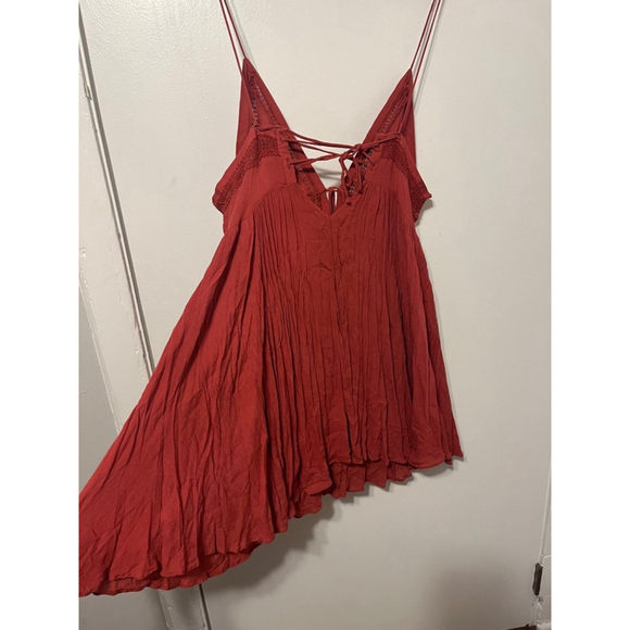 Free People First Love Fit + Flare Mini Dress Size Medium - Picture 5 of 5